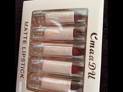 Rottöne langlebiger wasserdichter matter Lippenstift