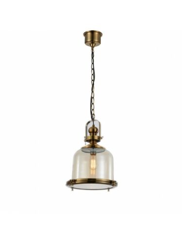 Hanging Lights Classic Vintage Brass Old And Mirror Glass-