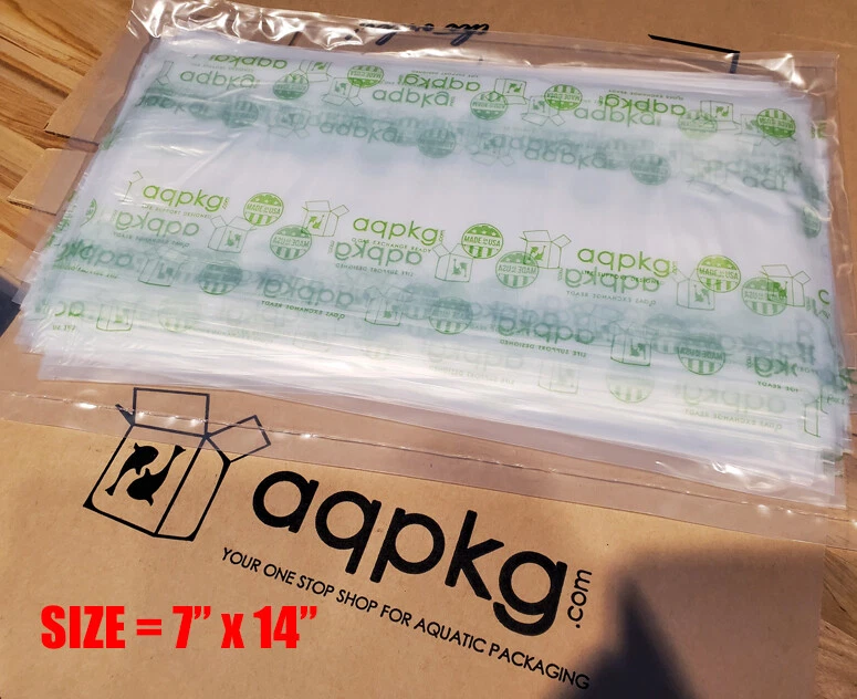 AQUATIC PACKAGING 100 PCS - 7 x 14 Life Support Breather Bags: Made In USA, Kordon & LongLife Sub