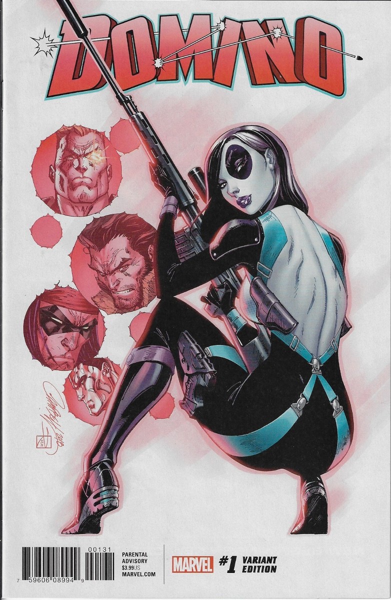 Domino (2018) #1 J. Scott Campbell 1:50 Incentive Variant Cover