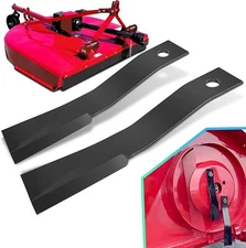 7556 Rotary Cutter Blades 27" x3/4" Lawn Mower Blades For Bush Hog, 2 Blade Set