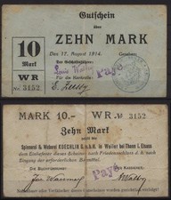 [18507] - NOTGELD WEILER koło THANN (dziś: Willer-sur-Thur), przędzalnia i tkacz