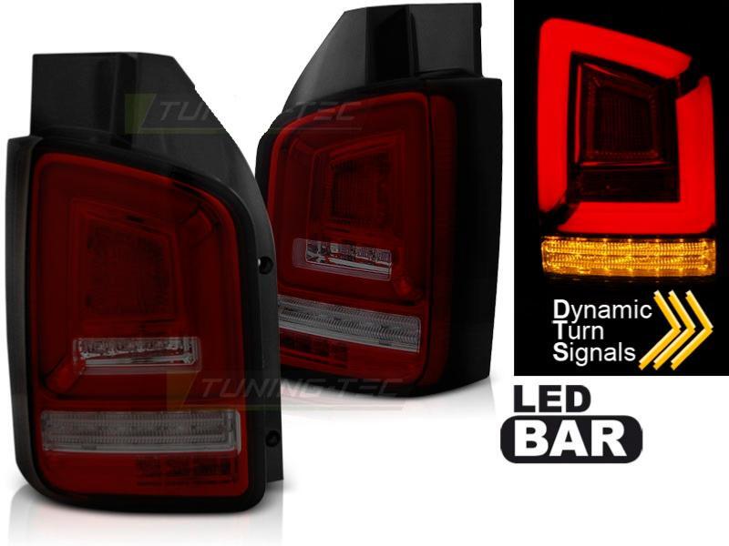 Feux VW T5 Full LED rouge fumé pour relooker votre van aménagé ou utilitaire