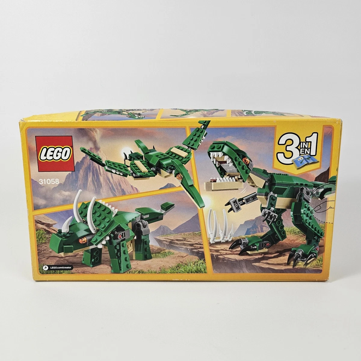 Dinosaurs LEGO Creator 3 In 1 Dinosaurs Model 31058 Ages 7 12