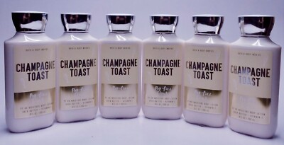 6 Bath & Body Works CHAMPAGNE TOAST Lotion Cream
