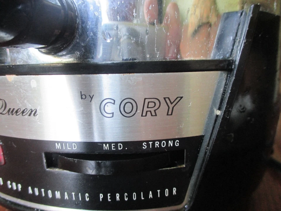 Coador de café vintage Cory Buffet Queen 10 ~ 40 xícaras modelo AP40-2 automático - Imagem 3 de 4