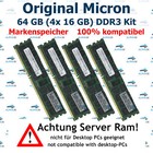 64 GB (4x 16 GB) Rdimm DDR3-1333 Supermicro 6017R-N3RF4 + Server RAM