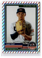 2023 Panini Prizm USA Baseball Dane Perry #37 Striped National Team