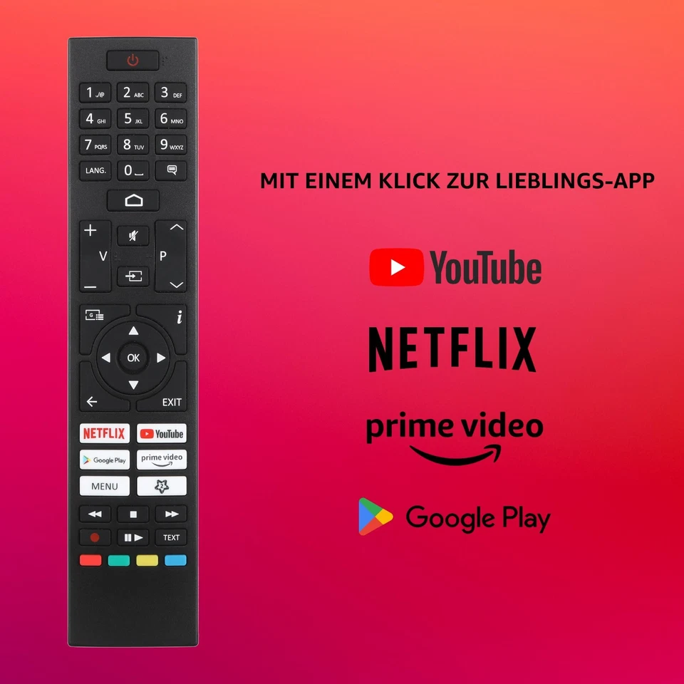 TELEFUNKEN D65U750X2CW 65 Zoll Android Smart TV 4K Fernseher HDR Dolby Vision - Bild 3 von 4