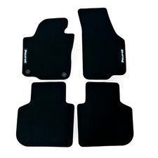 Car Floor Mats Velour For Vw Passat Se Waterproof Black Carpet Auto Liners New