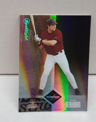 LANCE BERKMAN 2004 Leaf Limited SILVER SPOTLIGHT /50 ~ Houston ASTROS