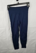 Nike Leggings Women's S/M Navy Dri Fit Seamless Crop Active Training Vintage Y2K