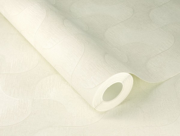 Vliestapete Rasch Grafik Muster Linien Abstrakt Creme Metallic 608120 (4,30€/1Qm-image