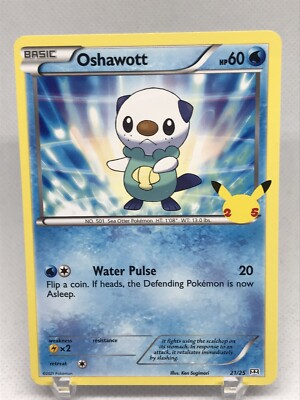 oshawott mcdonald's pokemon card SV11W] 018/086CMonster Ball Reverse Holo Card Number / Rarity Pokemon Black & White Happy