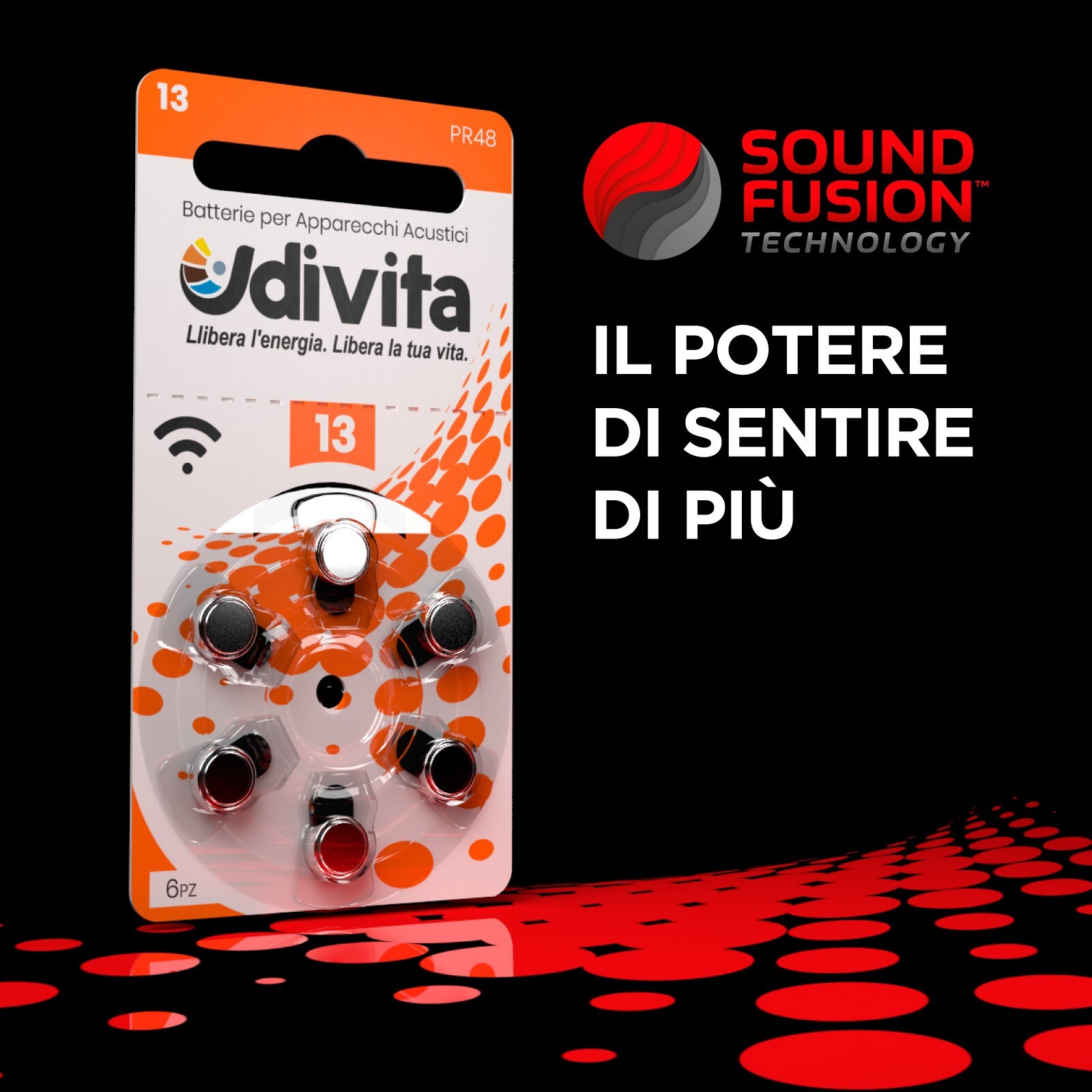 Kit 180 Batterie PR48 Udivita 13 - Energia Costante per Protesi - 4