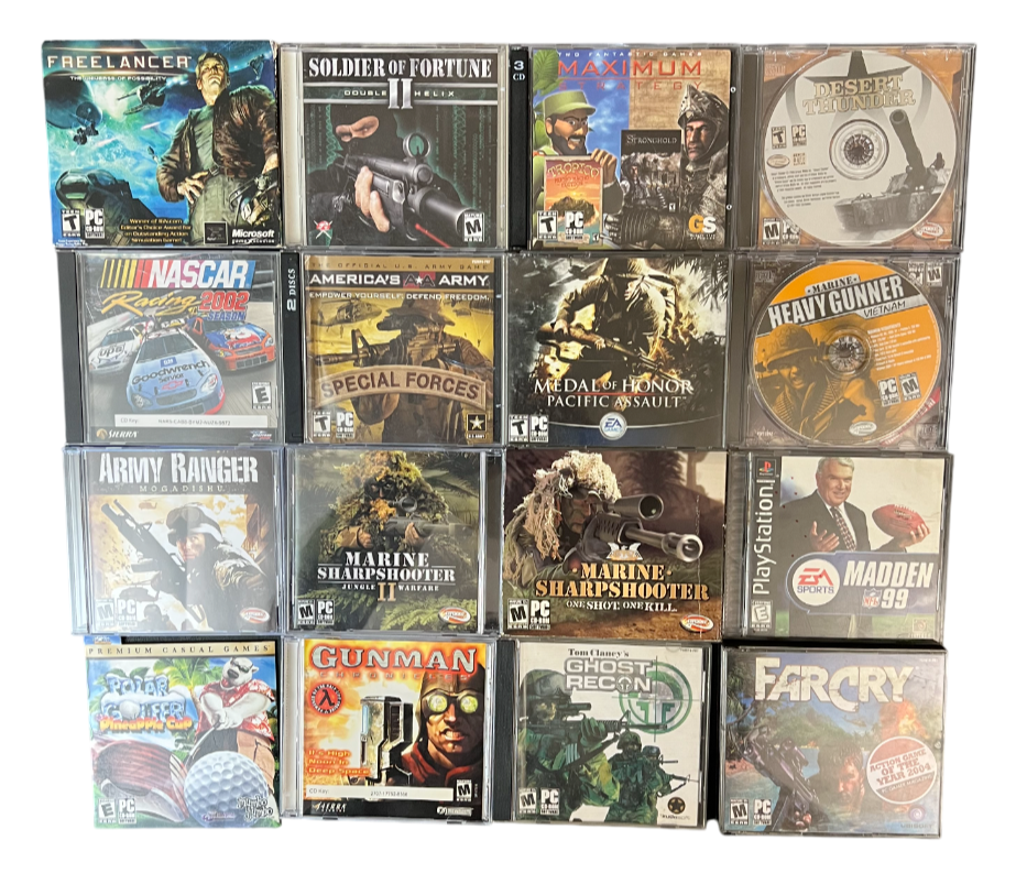 Lot Of 16 Computer Video Games PC CD ROM For PC Windows | eBay