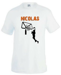 tee shirt homme basket