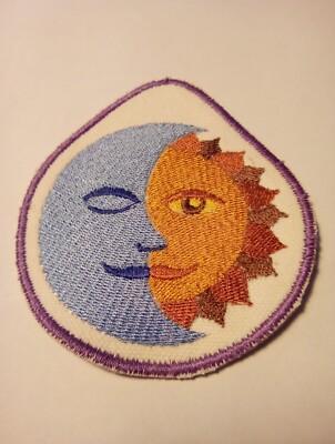 SUN & MOON WITH SMILE LOGO PATCH GREAT FOR ANY COLLECTION NEW!