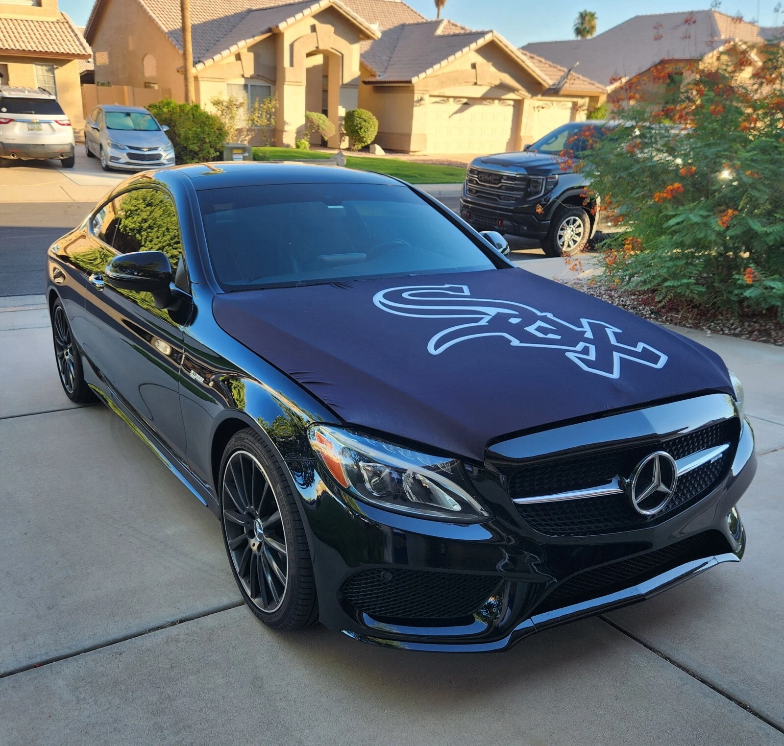 Chicago White Sox Auto Hood Cover Vehicle Cover