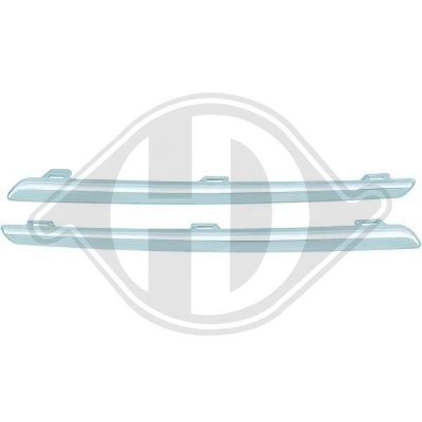Diederichs 4483042 Zier-/Schutzleistensatz, KüHlergitter-image