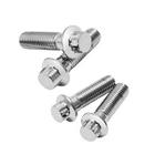 4Pcs 10mm  M10x1.5 Front Brake Caliper Bolts Fit For Harley Road King Sportster