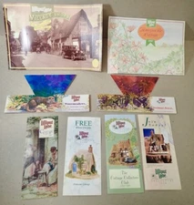 Vintage Lilliput Lane Retail Cardboard Displays & Collector Brochures 1990s