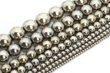 AAA Champagne Gold Hematite Bead Round Gemstone Loose Beads 3/4/6/7-8/12MM
