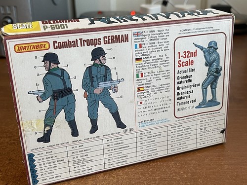 Vintage / Retro 1970s / 1980s, Matchbox WW2 German Infantry Toy Soldiers, in Box - Picture 13 of 17