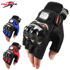 Non-slip Half Finger Gloves Hiking Climbing Biker Driving Work Short Fingerless