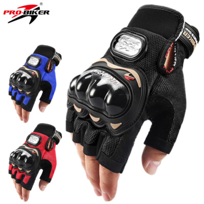 Non-slip Half Finger Gloves Hiking Climbing Biker Driving Work Short Fingerless
