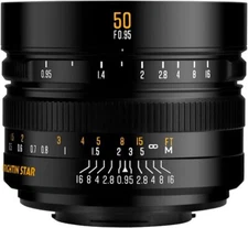 Brightin Star 50mm F0.95 APS-C Large Aperture Lens for Canon Nikon Sony Fuji M43