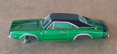 NOS Autoworld 1969 Dodge Charger R/T Thunderjet HO Slot Car Body Fit Aurora