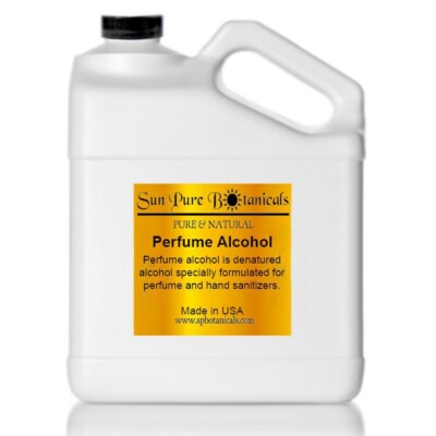 Wholesale Perfume ALCOHOL 100% Pure 200 Proof Select From Sizes 4 oz - 6 Gallons