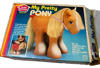 Vintage My Pretty Pony 1981 Hasbro W/Box My Little Pony Vintage