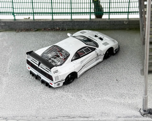 EY SH 1:64 White F40 LBWK Widebody Sports Model Diecast Display Car | eBay