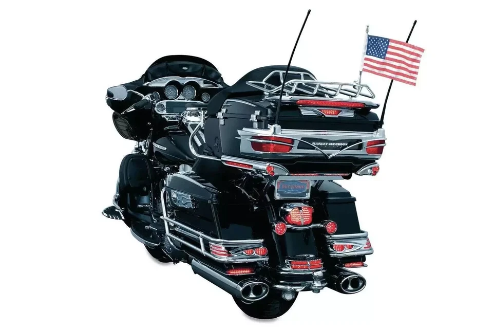 Kuryakyn 8973 Quick Adjust Tour Pak Relocator 1997-2013 Harley Davidson Touring - Image 3 of 4