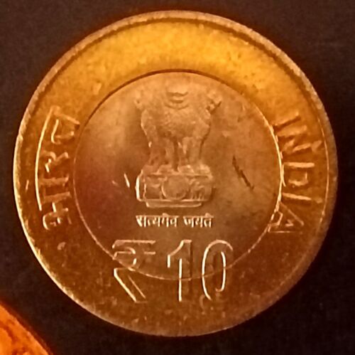 India Republic 2015-H 10 Rupees 150th Birth Anniversary Lala Lajpatrai Unc Coin - Picture 2 of 2