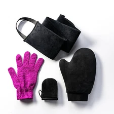 Naked Sun Sunless Self Tanning Lotion Applicator Mitt Exfoliate Back Face Glove