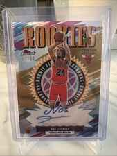 2025-26 Topps Finest - Rookie Autographs Noa Essengue #RFA-NE Gold Refractor /50