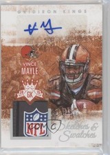 2015 Gridiron Kings Laundry Tag NFL 1/1 Vince Mayle Patch Auto Shield Sketch 0c3