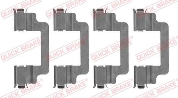 Quick Brake ZubehöRsatz Scheibenbremsbelag 109-1779 FüR CitroËN Fiat Lancia C8-image