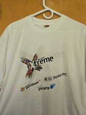 Microsoft eXtreem Shirt XL White Computers Software Fruit Of The Loom New 2001