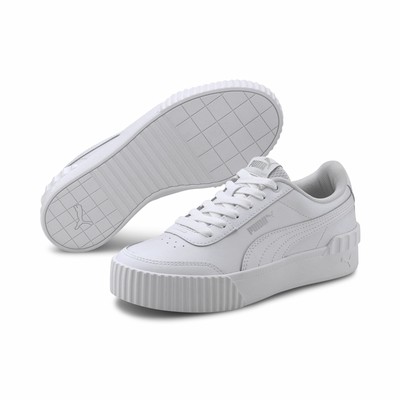 PUMA Damen Carina Lift Weiß Sneaker Schuhe Sportschuhe Turnschuhe Sneakers NEU