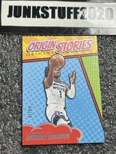 2024-25 Origins Anthony Edwards SP Red Holo /75 Origin Stories Sick insert #13