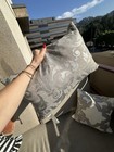 Lot of 3: Grey Silver Embellished Pillows — photo 6