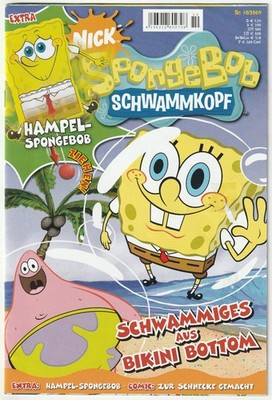   SPONGEBOB SCHWAMMKOPF #10/2009 + Poster/ohne Beilage, Ehapa COMICHEFT Z1/1-