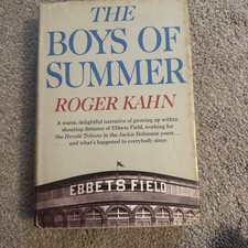 The Boys of Summer by Roger Kahn First Edition Baseball History Book Hardcover