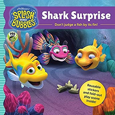 #ad Splash and Bubbles: Shark Surprise with sticker play scene Paperb $8.31