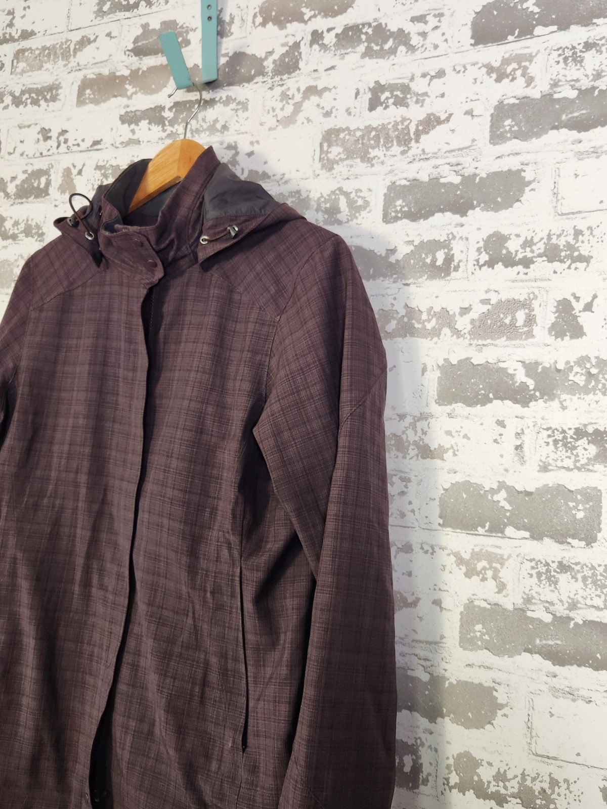 REI E1 Elements Hooded Rain Jacket Shell Windbrea… - image 5