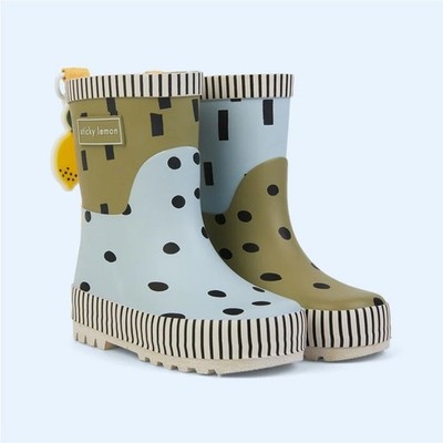 Sticky Lemon Kinder Regenstiefel Himmelblau Sommersprossen Sonderedition. Größe 10 EU 28.